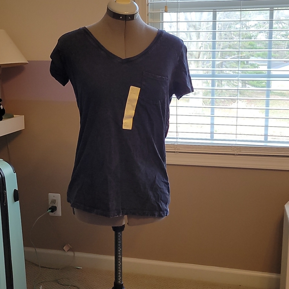Blue tee